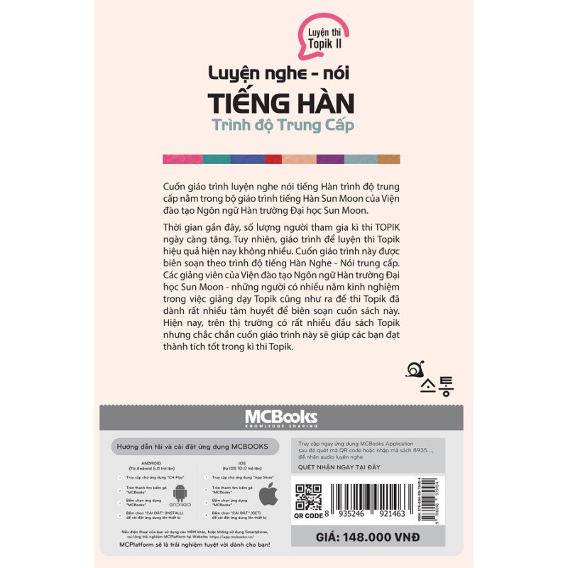 Sách - Luyện Nghe Nói Tiếng Hàn - trình độ Trung cấp