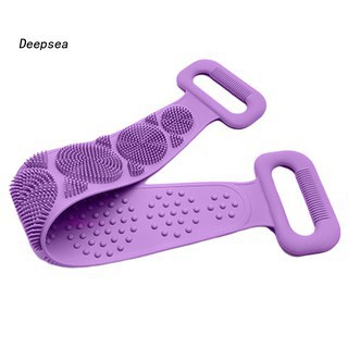 Khăn tắm chà lưng bằng silicon