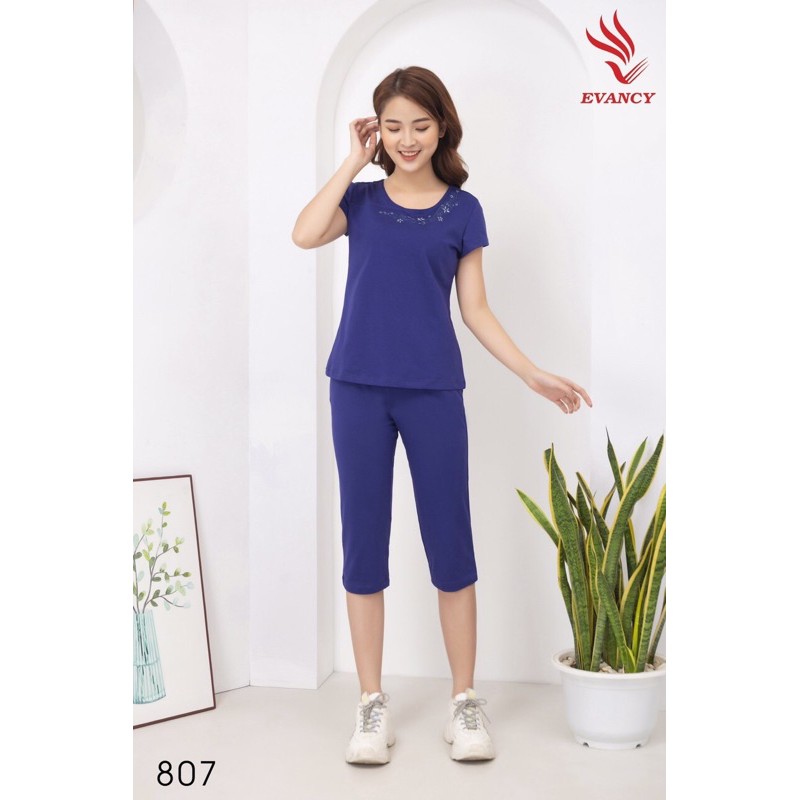 ♥️BỘ MẶC NHÀ EVANCY 807 ♥️ size ĐẾN 70kg🌼 Thiết kế đơn giản dễ mặc | BigBuy360 - bigbuy360.vn