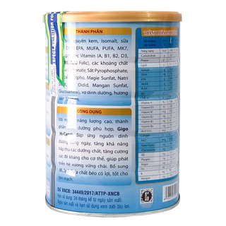 Sữa bột Gigo Hi-Canxi 900g
