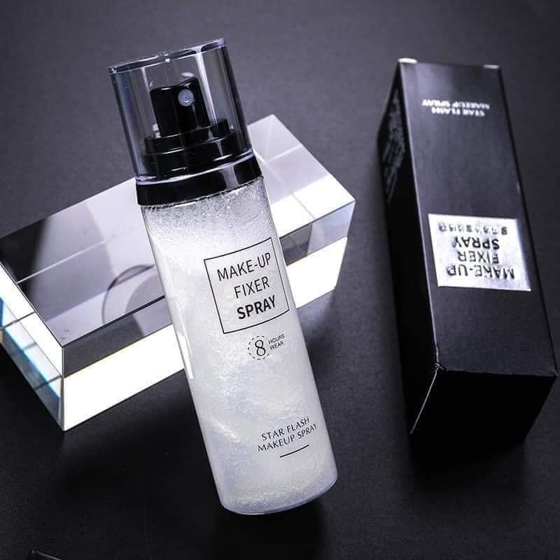 Xịt khoáng khóa lớp make up MAKEUP FIXER SPRAY, ÁNH NHŨ, giữ lớp trang điểm lâu trôi và cấp ẩm tức thì cho nàn da | BigBuy360 - bigbuy360.vn