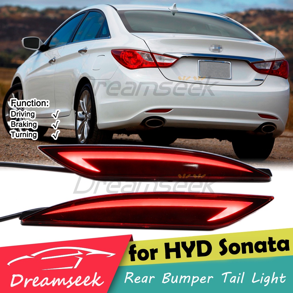 Đèn LED Phanh Xe Phản Quang Màu Đỏ Cho Hyundai Sonata YF 2011 2012 2013 2014 #A