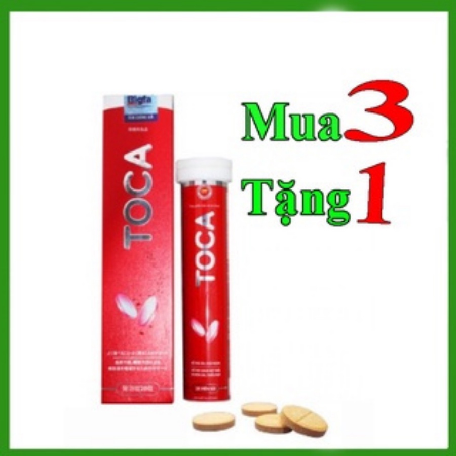 Viên sủi TOCA - Hỗ trợ tăng cân, ăn ngon, ngủ ngon, giảm mệt mỏi
