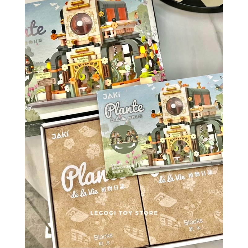 Đồ chơi xếp hình Legogi BOTANICAL GARDEN JAKI 867 mảnh ghép mô hình lắp ghép