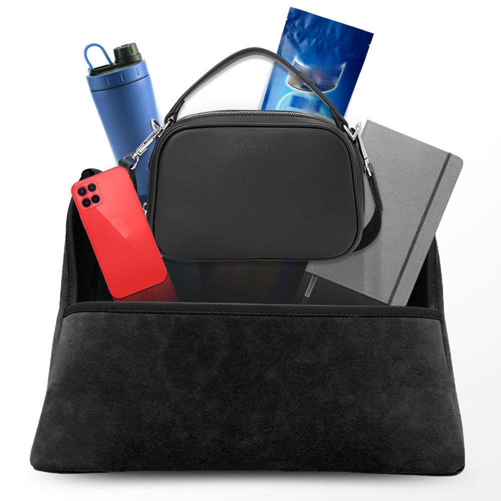 MAG Túi Da Lộn Đựng Đồ Đa Năng Gắn Sau Lưng Ghế Xe Hơi