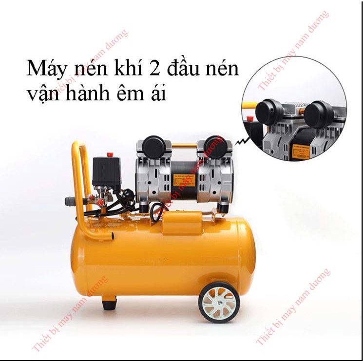 Máy nén khí không dầu Dawer DA 550-30 800W 30L công nghệ đức &gt; Máy nén khí không ồn