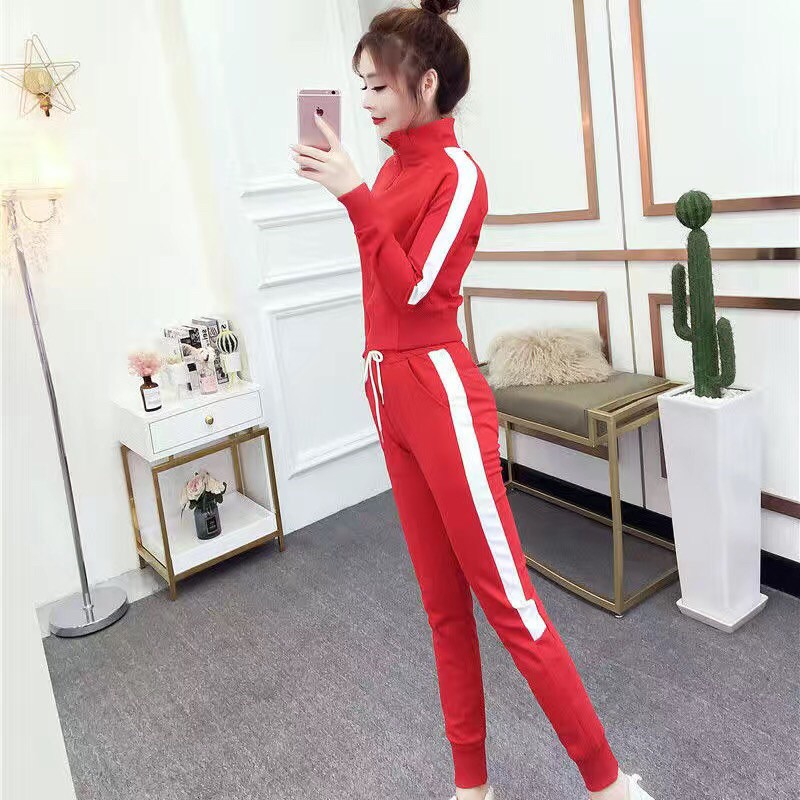 Set Đồ Thể Thao Dài Tay Kiểu Dáng Năng Động Cá Tính 35-65kg Hàng Quảng Châu