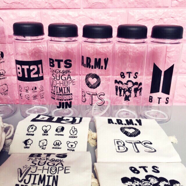 Bình nước BTS cực chất 500ml