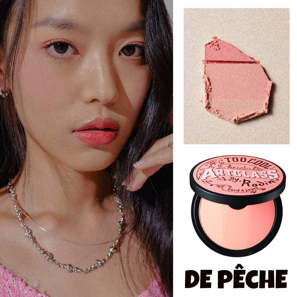 Phấn má 3 màu Too cool for school artclass by rodin blusher 6.8g