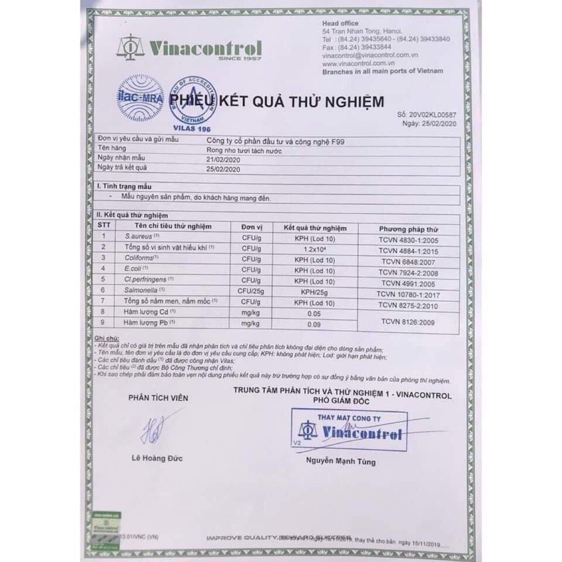 Rong nho Sabudo tách nước công nghệ nhật bản Tặng kèm sốt mè rang chính hãng F99