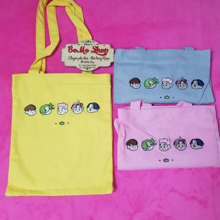 TÚI TOTE VẢI THÊU BIGBANG NHIỀU MÀU