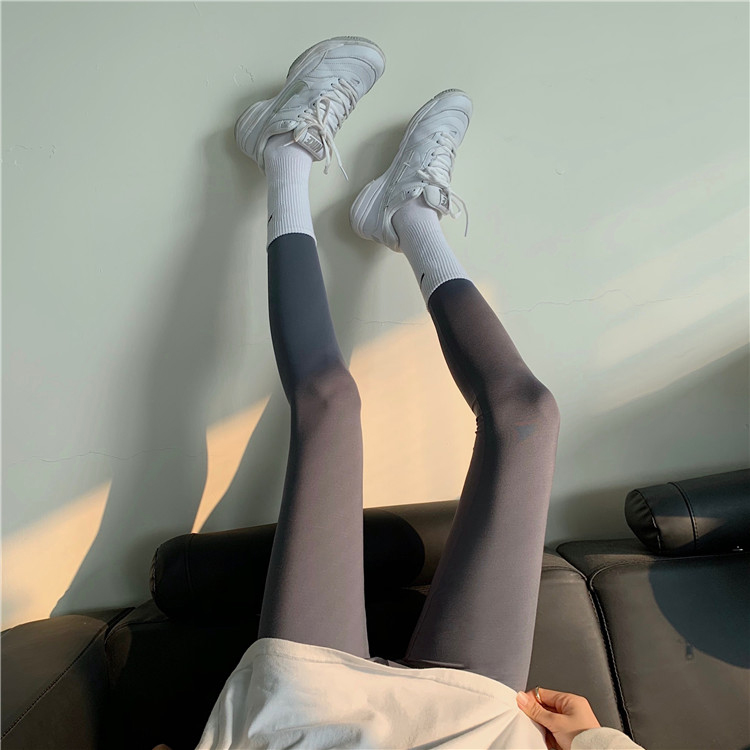 Quần Legging Màu Trơn Thời Trang Thu Đông Cho Nữ