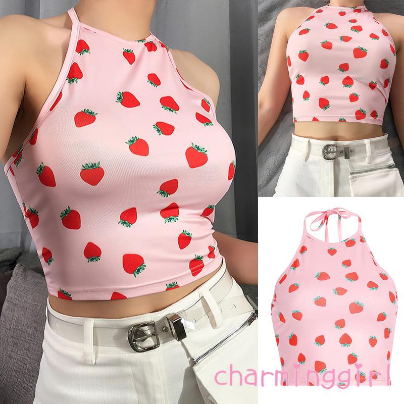 Áo yếm nữ buộc cổ không tay thời trang quyến rũ