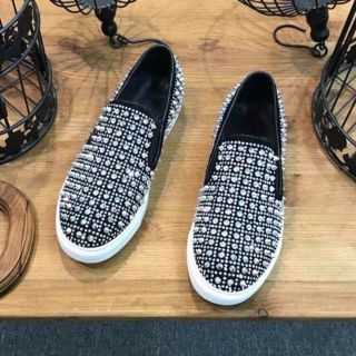 Giày lười đính đinh Louboutin
