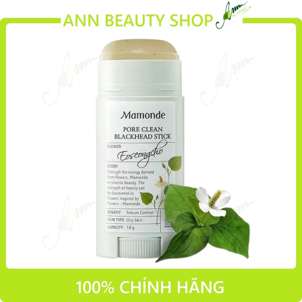 THANH LĂN MŨI GIẢM MỤN ĐẦU ĐEN MAMONDE PORE CLEAN BLACKHEAD