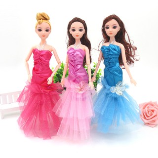 02 Bộ Đầm Dạ Hội xinh xắn cho Búp Bê