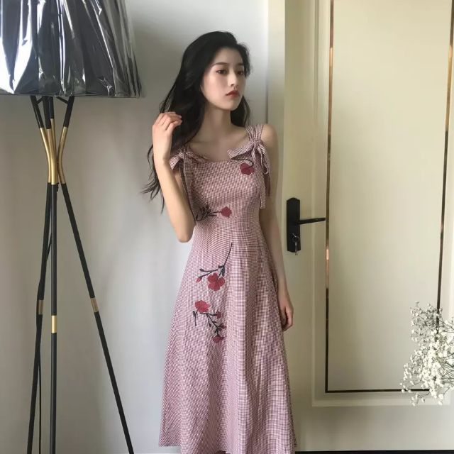 [ORDER] Đầm ulzzang thêu hoa tiểu thư cực xinh 😍