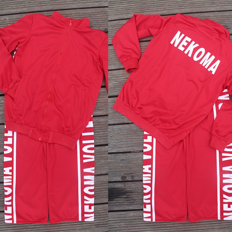 Haikyuu! Bộ Đồng Phục Thể Thao Hóa Trang Nhân Vật Nekoma Kzume Kenma Kuroo Tetsurou Yaku M