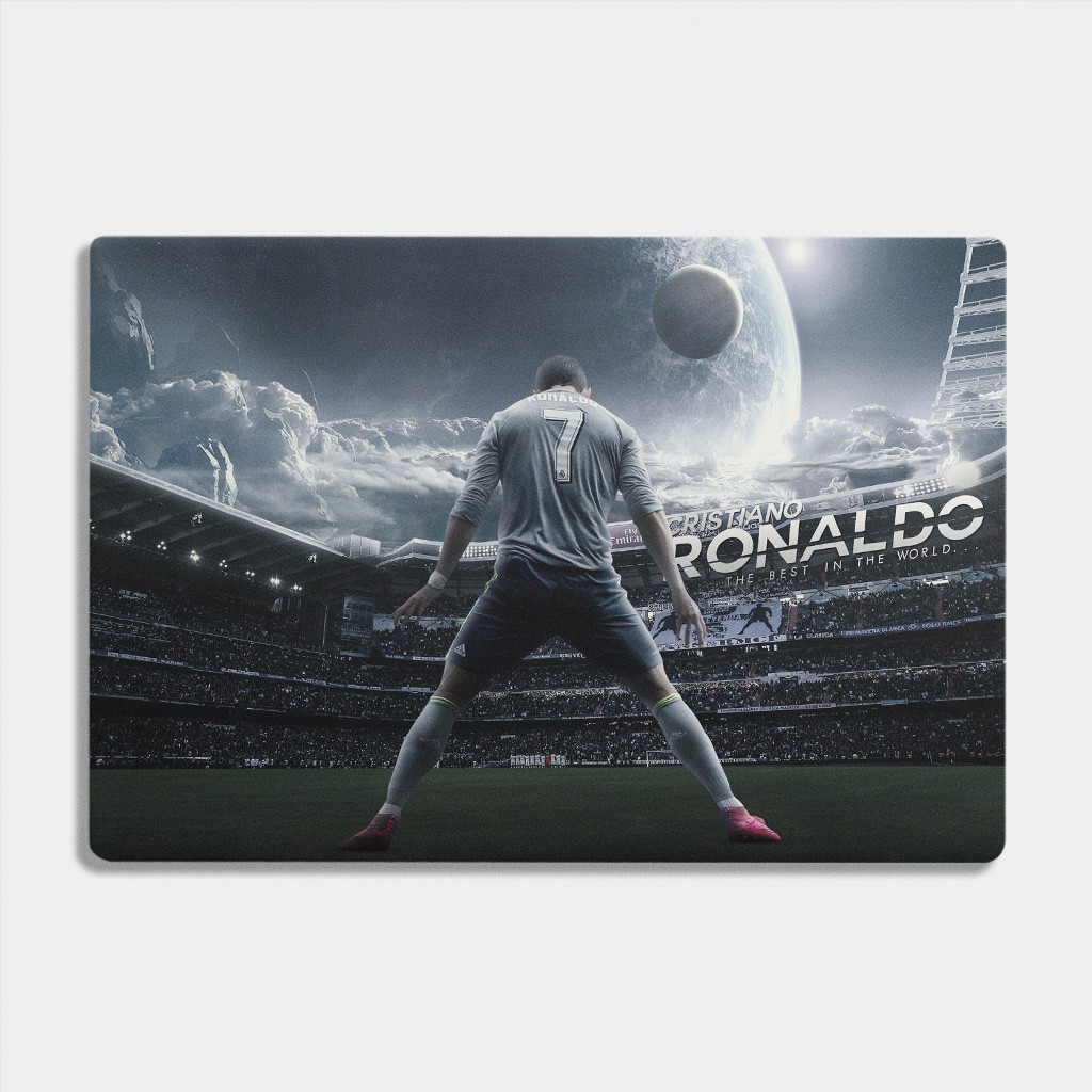 Bộ skin dán laptop mẫu RONALDO / Có mẫu decal dán cho tất cả các hãng máy tính