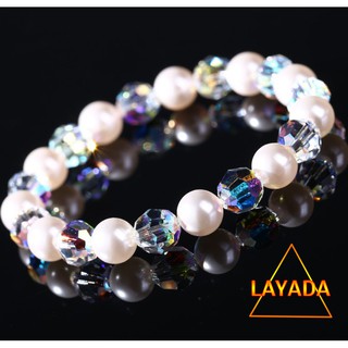 Vòng tay nữ pha lê  swarovski CHÍNH HÃNG STLYE HÀN QUỐC
