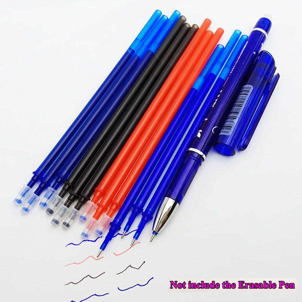 RAINBOW 10/20/30Pcs 0.5mm Hot Neutral Ink School Roller Ball Erasable Pen Refill Office New Signature Blue Black Red Child Gel Pen