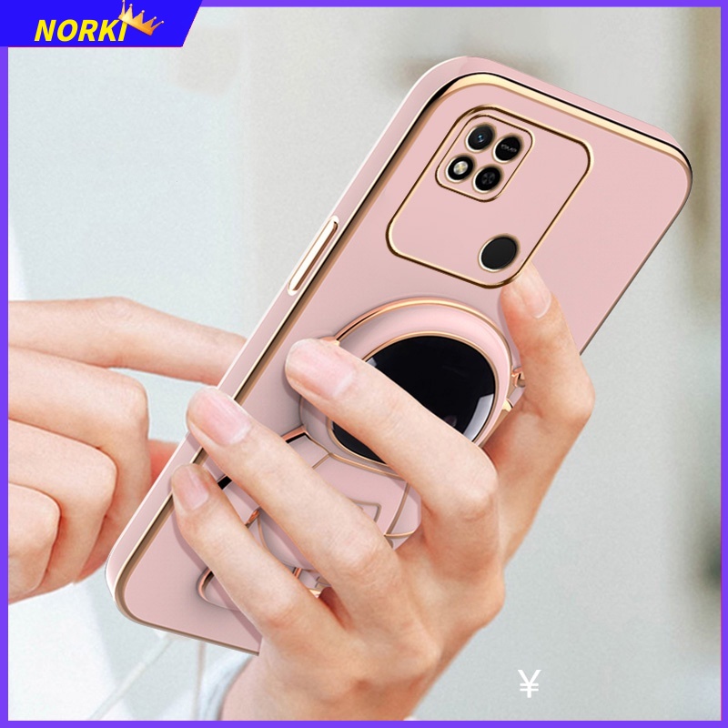 Ốp Điện Thoại Silicon Mềm Có Giá Đỡ Hình Phi Hành Gia Dành Cho Xiaomi Redmi 12C A1 10 10C 10A 9 9T 9A 9C