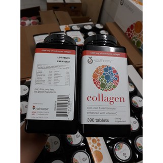 Viên Uống Youtheory Collagen 390 Viên - Mẫu mới