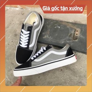 Sập sàn🔥 giày old skool xám/đen