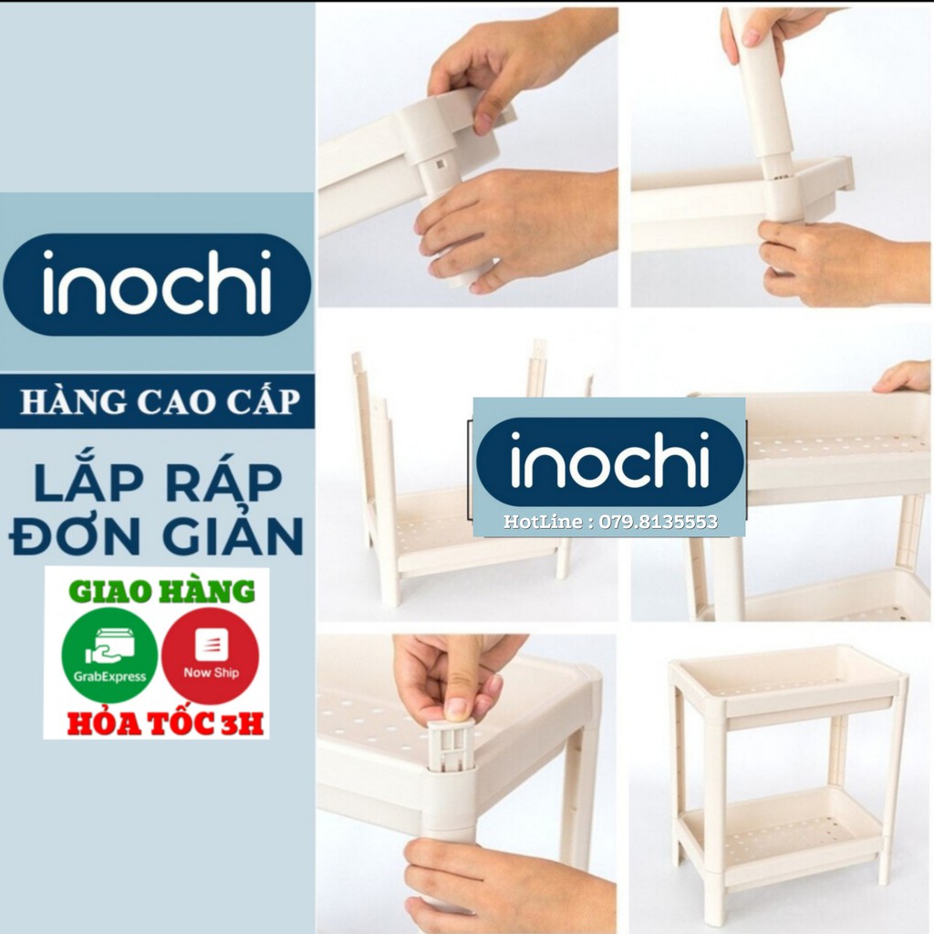 Kệ đa năng nhựa cao cấp inochi 2 Tầng