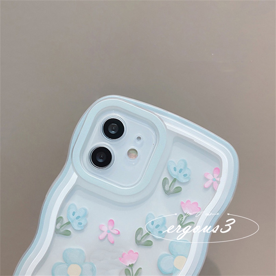 Ốp Điện Thoại Mềm Họa Tiết Hoa Xinh Xắn Cho iPhone 14 13 12 11 Pro Max SE2020 X XR Xs Max 7 8 Plus