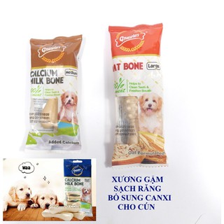 XƯƠNG GẶM CHO CHÓ THÚ CƯNG Gnawlers Bổ sung canxi Giúp sạch răng Thơm miệng Loại bỏ mảng bám răng - Pet shop Uytinpro