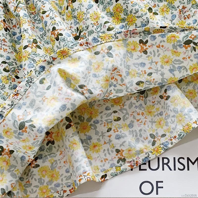 Đầm In Hoa Thời Trang Mùa Hè Cho Bé Gái (2-8 Tuổi)