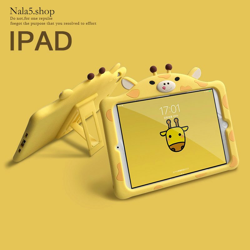 Ốp bảo vệ iPad 9.7 2018 2017 10.2 7th Pro 9.7 10.5 Air 1 2 3 Ipad mini 1 2 3 4 5 bằng silicon màu vàng