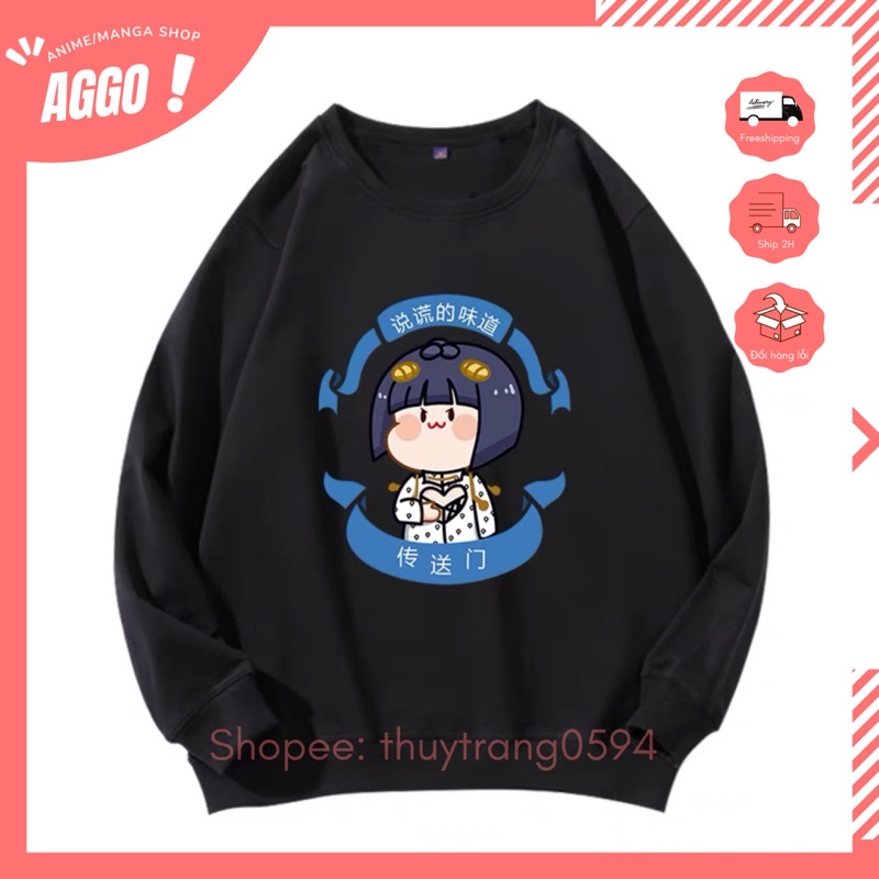 Áo Sweater Anime JOJO Bizarre Adventure Chibi Hoạt Hình Đủ Size