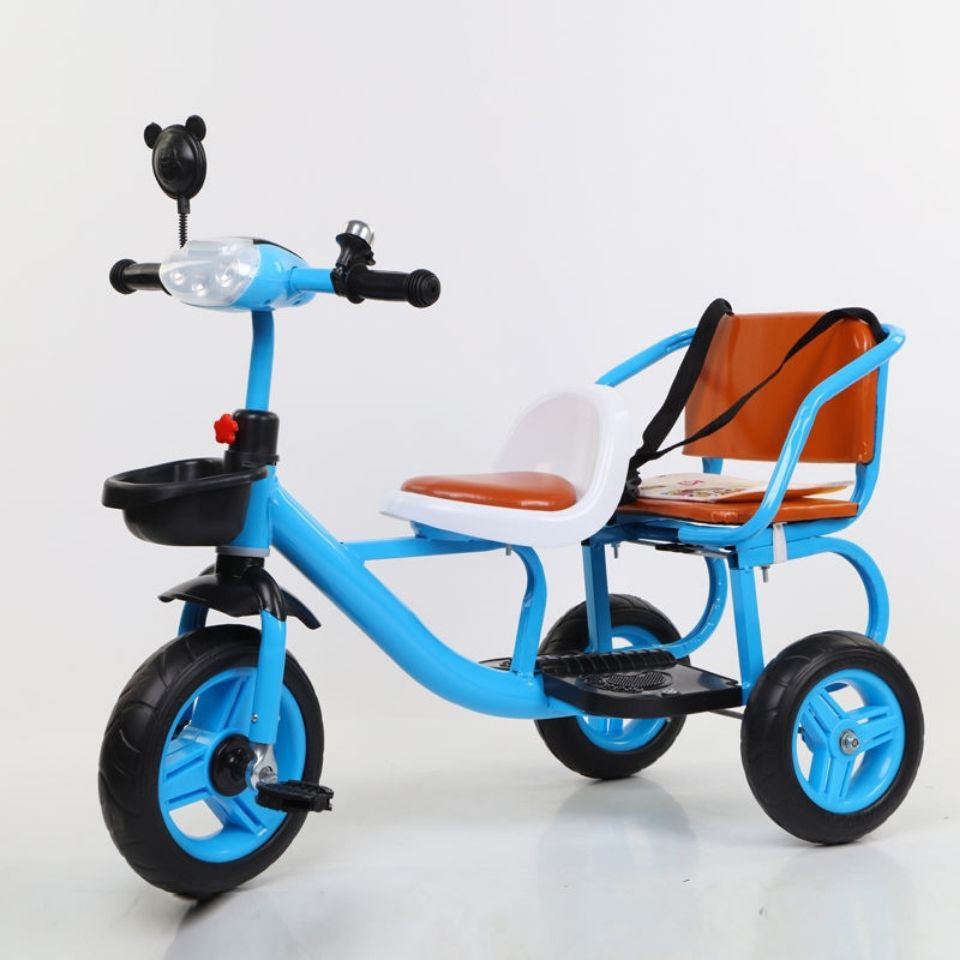 Xe đạp ba bánh trẻ em có thể mang theo người hai bong bóng Twins hơi 2-6 tuổi