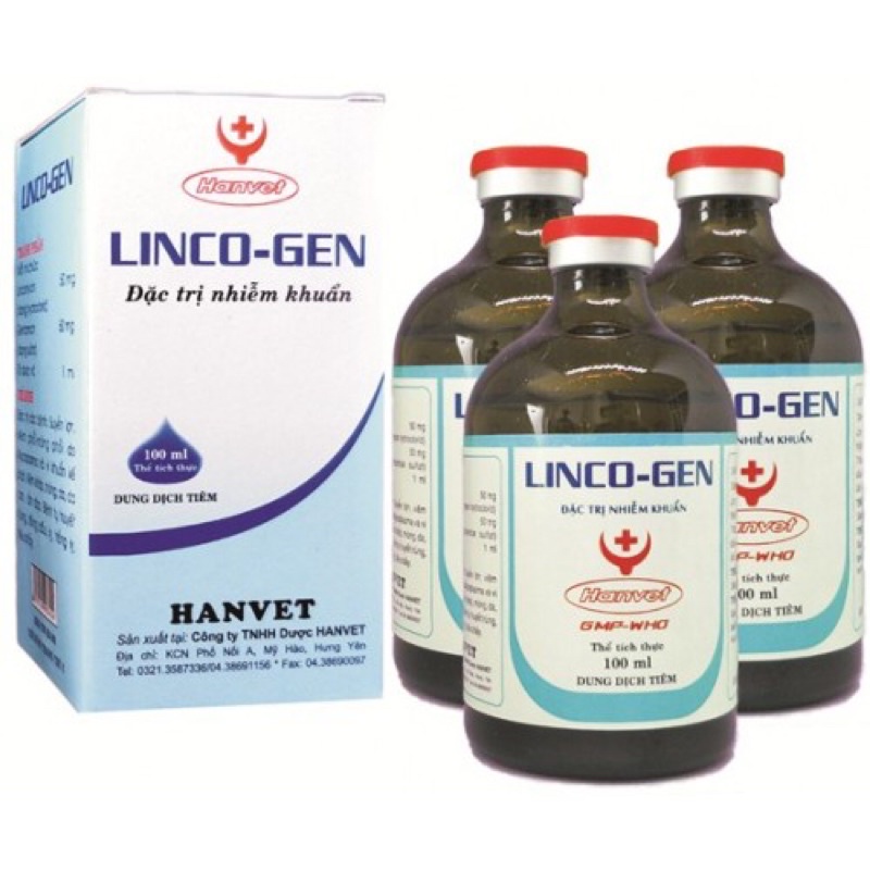 1 lọ LINCO-GEN 100ml dùng cho trâu bò lợn gà