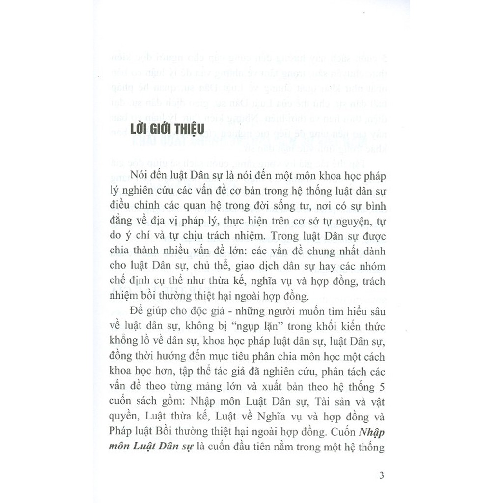 Sách - Nhập Môn Luật Dân Sự - Sách Chuyên Khảo | BigBuy360 - bigbuy360.vn