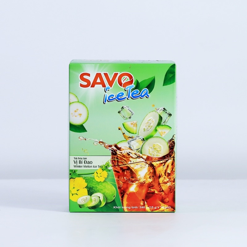 Trà Bí đao hoà tan SAVO Ice Tea hộp 16 gói