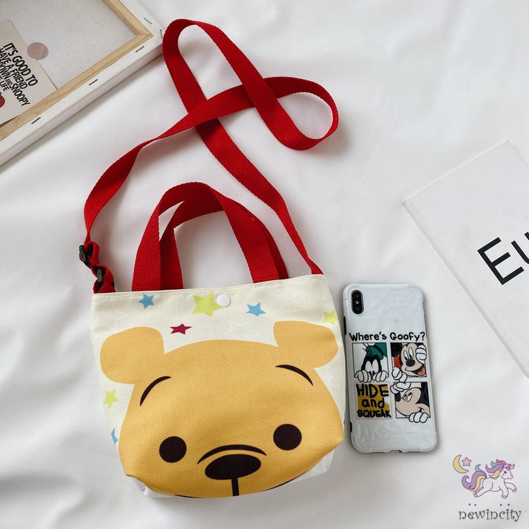 Túi đeo chéo in hoạt hình dễ thương dành cho trẻ em