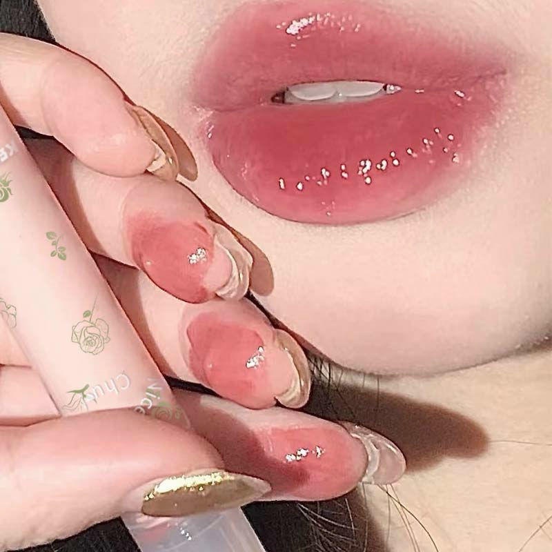 Son Bóng 3D Hương Trái Cây Lâu Trôi Chống Thấm Nước KEKE MOOD