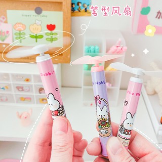 Quạt mini cầm tay dạng hình cây bút học sinh