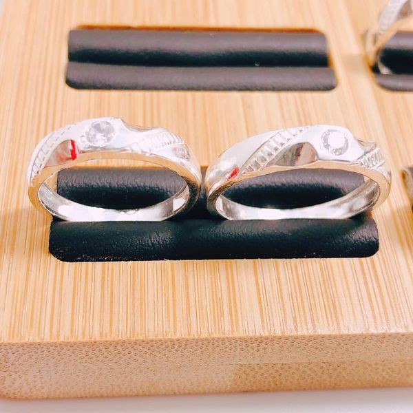 Nhẫn Đôi JQN Nhẫn Bạc Thật D16