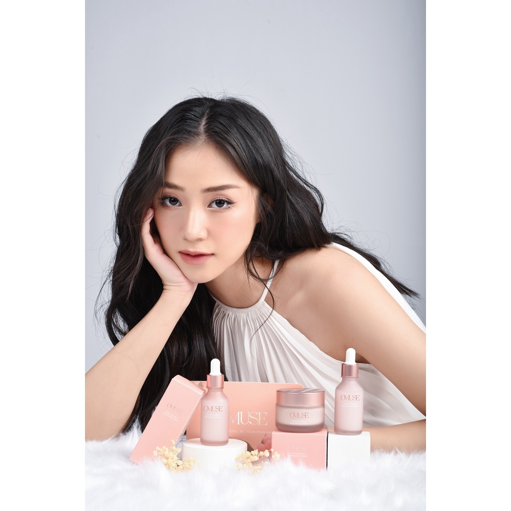 Bộ dưỡng trắng và bảo vệ da O’Muse Oh So Glowy Brightening Set