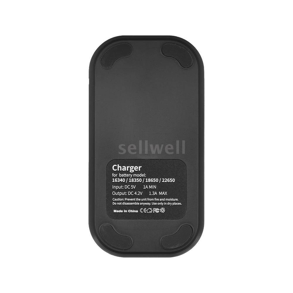 Bộ sạc pin 2 khe FeiyuTech dành cho pin 16340 / 18350 / 18650 / 22650 của tay cầm chống rung G5 SPG G4 WG