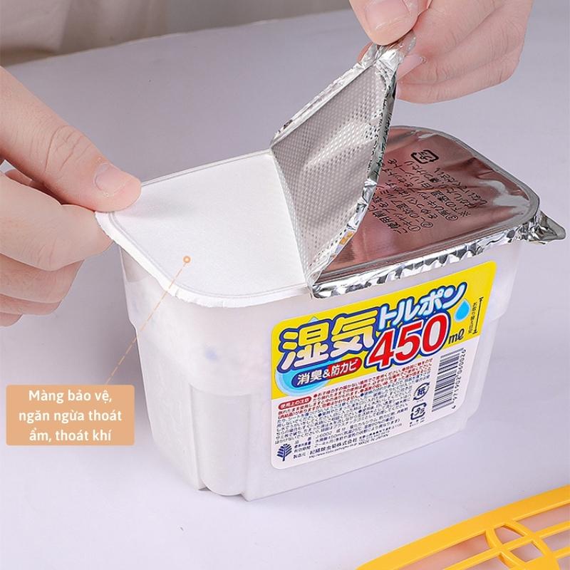 Hộp hút ẩm tủ quần áo, tủ giầy chống nấm mốc, khử mùi 450ml Kokubo hàng nội địa Nhật Bản