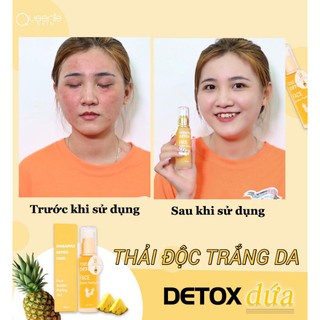 DETOX THẢI ĐỘC DỨA CO2 DÀNH CHO FACE( MẶT)