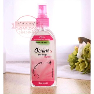 xịt chống muỗi soffell 80ml hương hoa