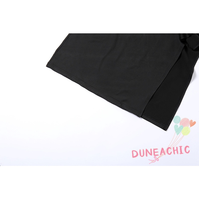 DUNEA Đầm Dự Tiệc Cổ Chữ V Khoét Sâu Thiết Kế Hở Lưng Quyến Rũ Cho Nữ