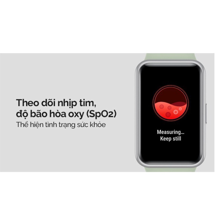 Đồng hồ thông minh Huawei Watch Fit | Honor Watch ES - Đo nhịp tim, đếm bước chân, đo nồng độ oxy trong máu.