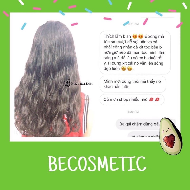 Mặt nạ ủ tóc Avocado MUA 2 TẶNG 1